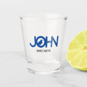 John Bird Nerd Schnapsglas (Vorderseite)