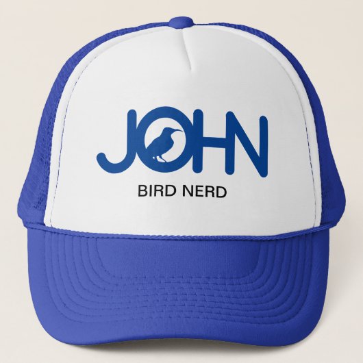 John Bird Nerd Truckerkappe (Vorderseite)