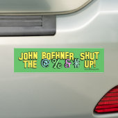 John Boehner schloss das @%&#! Autoaufkleber (Auf Auto)