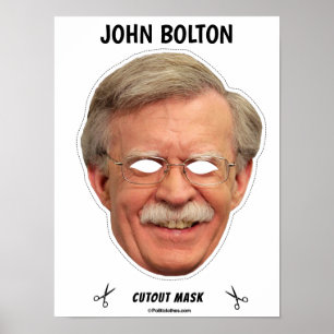 JOHN BOLTON Halloween-Maske Poster