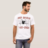 John Bonham 1948 1980 Music T-Shirt (Vorne ganz)