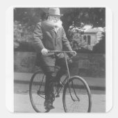 John Boyd Dunlop Quadratischer Aufkleber (Vorderseite)
