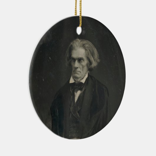 John C. Calhoun durch Mathew Brady 1849 Keramikornament (Rechts)