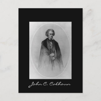 John C. Calhoun Postkarte