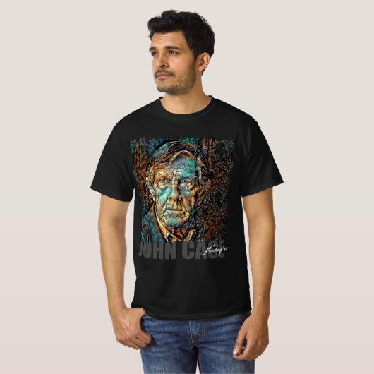 JOHN CAGE - NFT-Portrait von Marco Aureggi T-Shirt (Vorne ganz)