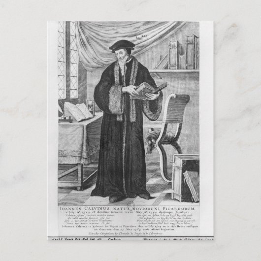 John Calvin Postkarte (Vorderseite)
