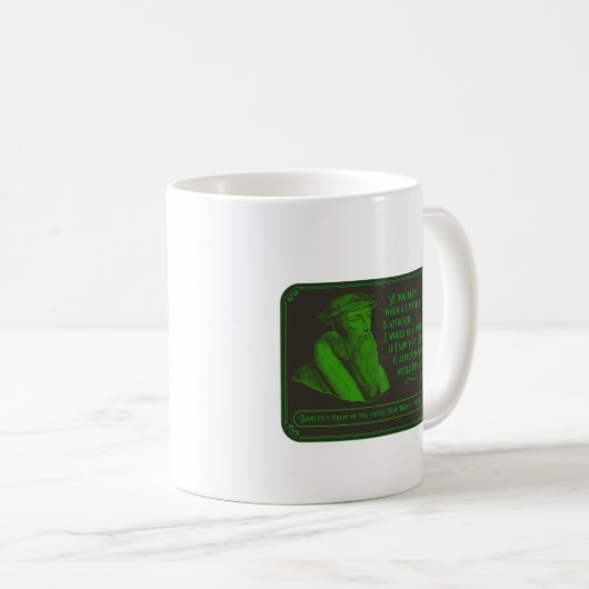 John Calvin Silence Kaffeetasse (VorderseiteRechts)
