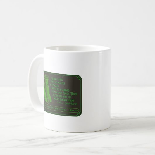 John Calvin Silence Kaffeetasse (Vorderseite Links)