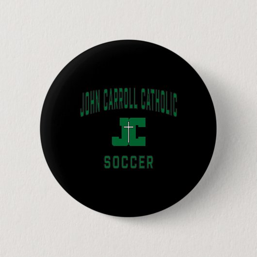 John Carroll Catholic High School Cavaliers Fußbal Button (Vorderseite)
