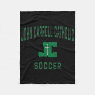 John Carroll Catholic High School Cavaliers Fußbal Fleecedecke