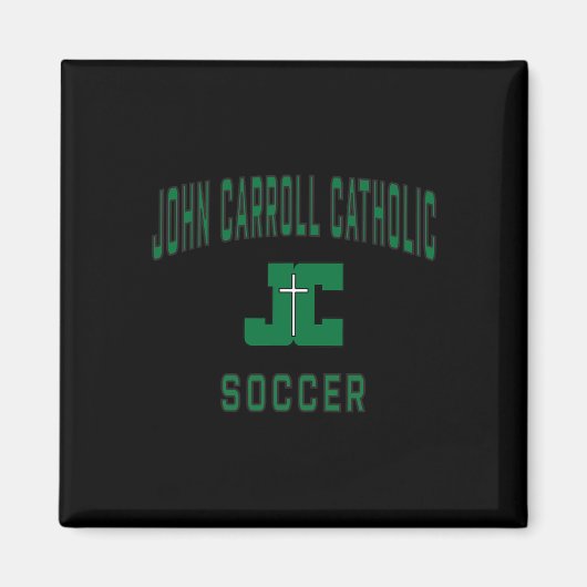 John Carroll Catholic High School Cavaliers Fußbal Magnet (Vorne)