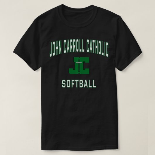 John Carroll Catholic High School Cavaliers Softba T-Shirt (Design vorne)