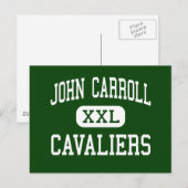 John Carroll - Cavaliers - Katholik - Birmingham Postkarte (Vorne/Hinten)