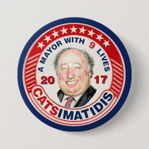 John Catsimatidis für NYC Bürgermeister 2017 Button