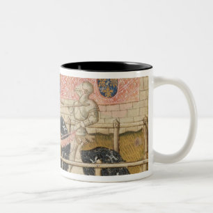 John Chalon von England und Lois de Beul von Zweifarbige Tasse
