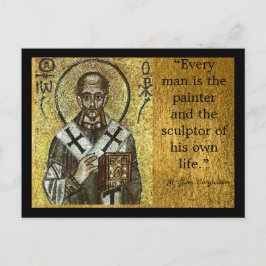 John Chrysostom l Orthodox l Catholic l Icon, Postkarte