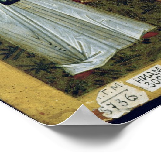 John Climacus St. John of Damaskus Poster (Ecke)