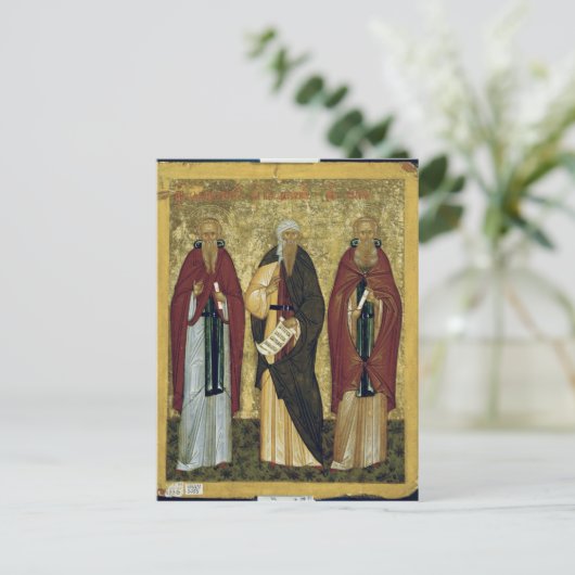 John Climacus St. John of Damaskus Postkarte (Stehend Vorderseite)