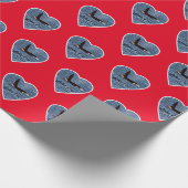 John Coe Orca Killer Whale Red Geschenkpapier (Ecke)