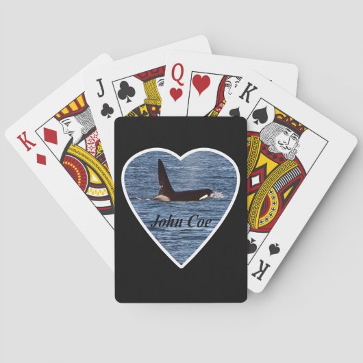 John Coe Orca Killer Whale Spielkarten (Rückseite)