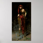 John Collier Priestess von Delphi Poster (Vorne)