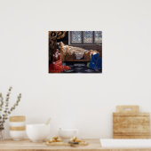 John Collier über die schlafende Schönheit Poster (Küche)