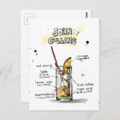 John Collins Postkarte (Vorne/Hinten)