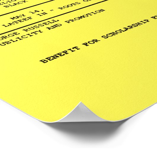 John Coltrane Olatunji Jazz Vintage Poster (Ecke)