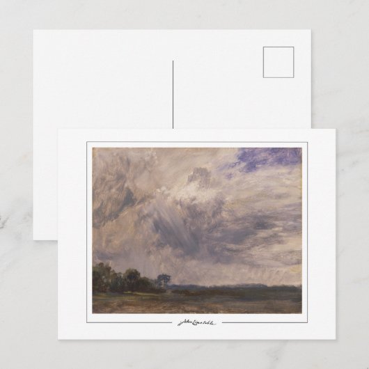 John Constable #25 - Fine Art Postcard Postkarte (Vorne/Hinten)