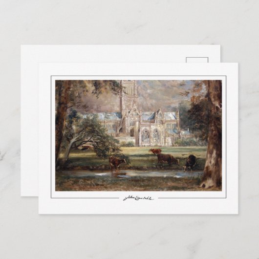 John Constable #313-2 - Fine Art Postcard Postkarte (Vorne/Hinten)