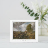 John Constable #34-2 - Fine Art Postcard Postkarte (Stehend Vorderseite)