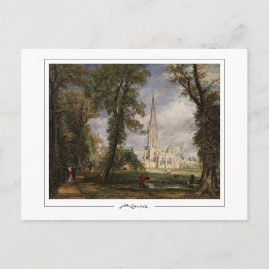 John Constable #34 - Kunstpostkarte Postkarte (Vorderseite)
