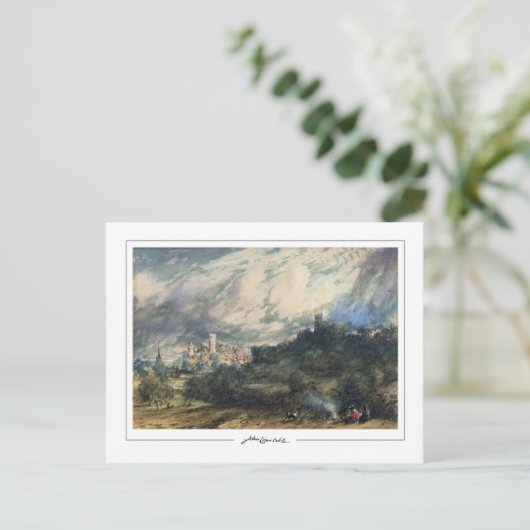 John Constable #367-2 - Fine Art Postcard Postkarte (Stehend Vorderseite)