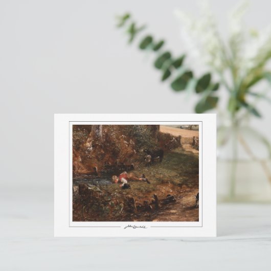 John Constable #391-2 - Fine Art Postcard Postkarte (Stehend Vorderseite)
