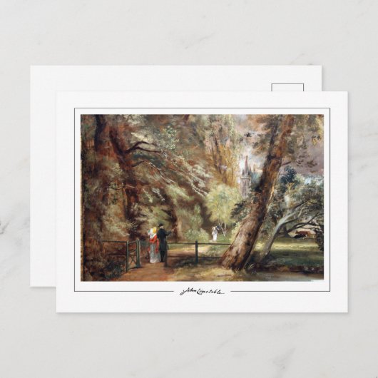 John Constable #409 - Fine Art Postcard Postkarte (Vorne/Hinten)