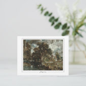 John Constable #9 - Fine Art Postcard Postkarte (Stehend Vorderseite)