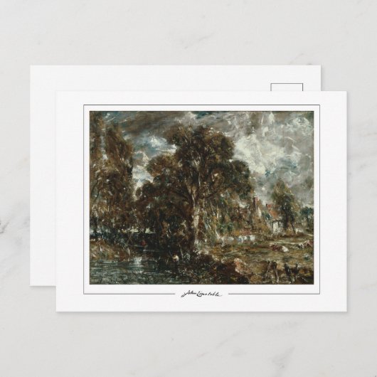 John Constable #9 - Fine Art Postcard Postkarte (Vorne/Hinten)