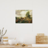 John Constable | A Boat Passing a Lock Poster (Küche)