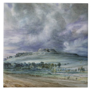 John Constable   altes Sarum Fliese