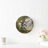 John Constable | Aussicht auf die Kathedrale von S Runde Wanduhr (Zuhause)