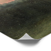 John Constable | Brand in London aus Hampstea Poster (Ecke)