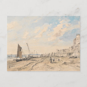 John Constable - Brighton Beach Looking West Postkarte