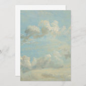 John Constable - Cloud-Studie Einladung (Vorne/Hinten)