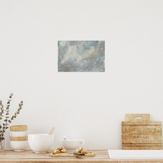 John Constable - Cloud-Studie Poster (Küche)