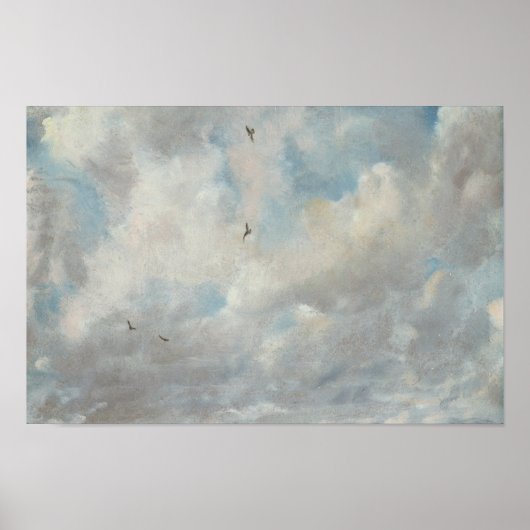 John Constable - Cloud-Studie Poster (Vorne)