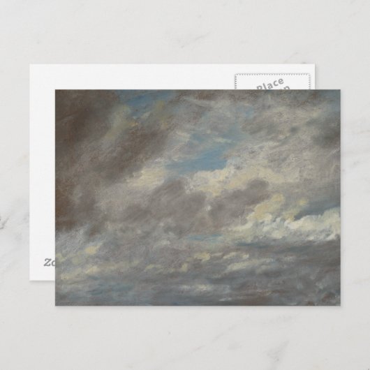 John Constable - Cloud-Studie Postkarte (Vorne/Hinten)