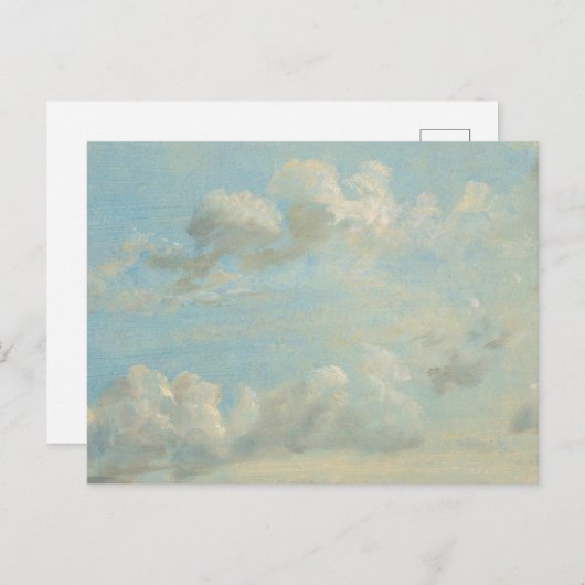 John Constable - Cloud-Studie Postkarte (Vorne/Hinten)