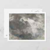 John Constable Cloud Study, 1821 Postkarte (Vorne/Hinten)