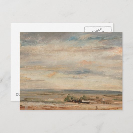 John Constable - Cloud Study, Early Morning Postkarte (Vorne/Hinten)