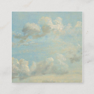 John Constable - Cloud Study Quadratische Visitenkarte
